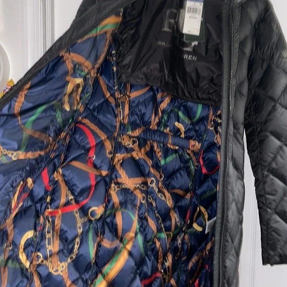 Black Ralph Lauren down jacket NWT